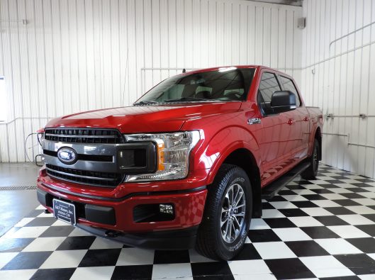 2020 Ford F150 Crew Red 001