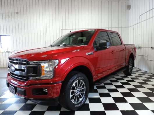 2020 Ford F150 Crew Red 002
