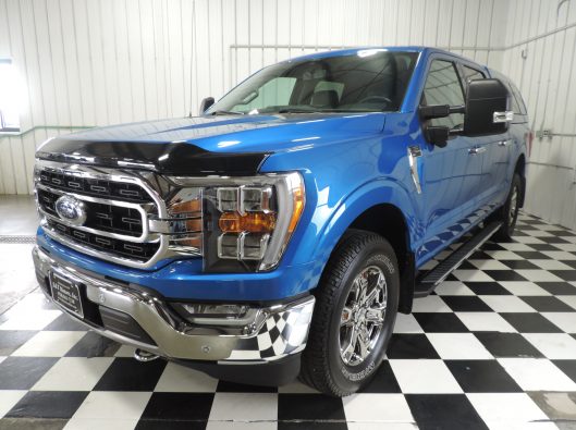 2021 Ford F150 Blue Crew 001