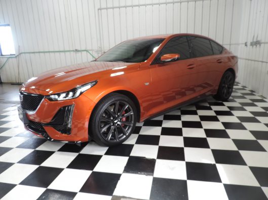 2022 Cadillac CT5 Blaze Orange 003