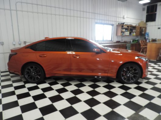 2022 Cadillac CT5 Blaze Orange 012